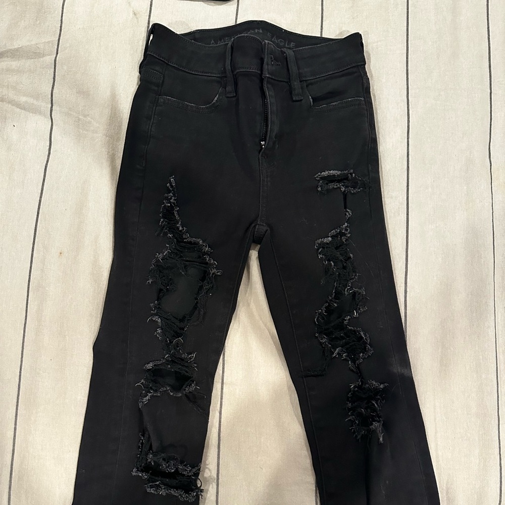 American Eagle black jeggings
